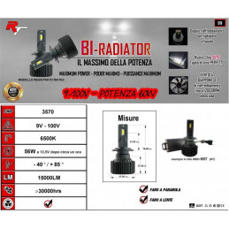 2 Lampadine LED H7 20000LM 6500K – Kit 12V 110W Per Abbaglianti E Anabbaglianti Auto - Foto 4