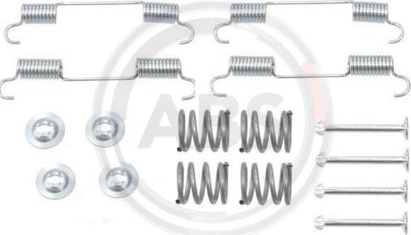 A.B.S. 0897Q - Kit accessori, Ganasce freno stazionamento www.autoricambit.com