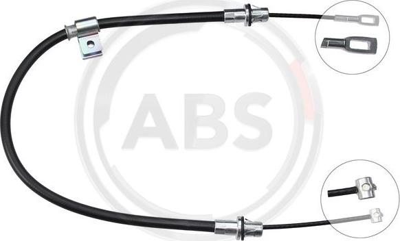 A.B.S. K13912 - Cavo comando, Freno stazionamento www.autoricambit.com