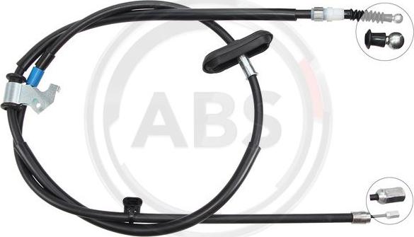 A.B.S. K12054 - Cavo comando, Freno stazionamento www.autoricambit.com