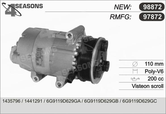 AHE 97872 - Compressore, Climatizzatore www.autoricambit.com