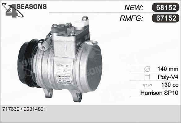AHE 67152 - Compressore, Climatizzatore www.autoricambit.com