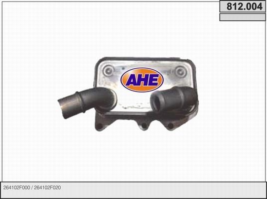 AHE 812.004 - Radiatore olio, Olio motore www.autoricambit.com