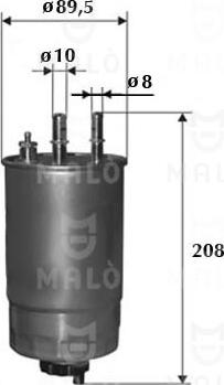 AKRON-MALÒ 1520005 - Filtro carburante www.autoricambit.com