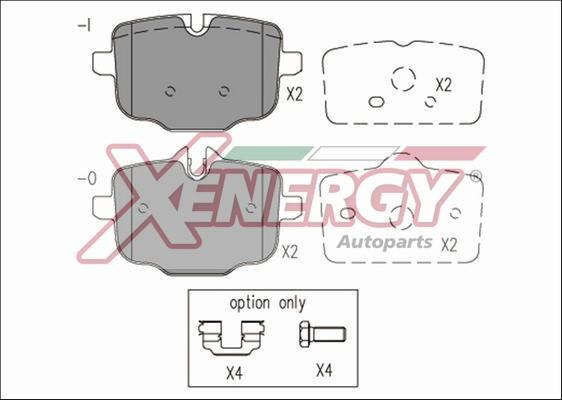 AP XENERGY X41209 - Kit pastiglie freno, Freno a disco www.autoricambit.com