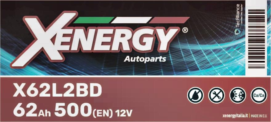 AP XENERGY X62L2BD - Batteria avviamento www.autoricambit.com