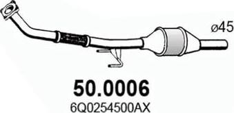 ASSO 50.0006 - Catalizzatore www.autoricambit.com