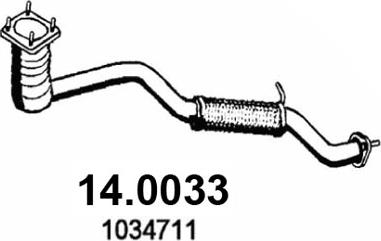 ASSO 14.0033 - Catalizzatore www.autoricambit.com