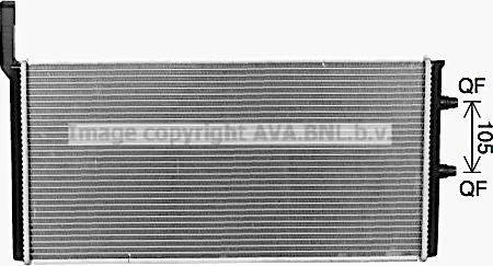 Ava Quality Cooling BW2583 - Radiatore, Raffreddamento motore www.autoricambit.com