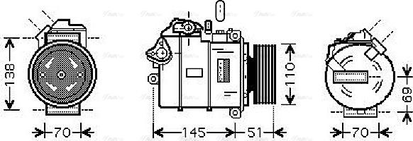 Ava Quality Cooling BW K320 - Compressore, Climatizzatore www.autoricambit.com