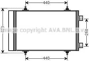 Ava Quality Cooling CN5263D - Condensatore, Climatizzatore www.autoricambit.com