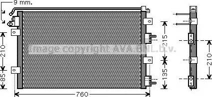 Ava Quality Cooling CR 5078 - Condensatore, Climatizzatore www.autoricambit.com
