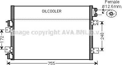 Ava Quality Cooling CR5113 - Condensatore, Climatizzatore www.autoricambit.com
