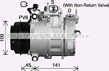 Ava Quality Cooling FDK692 - Compressore, Climatizzatore www.autoricambit.com