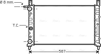 Ava Quality Cooling FT 2056 - Radiatore, Raffreddamento motore www.autoricambit.com