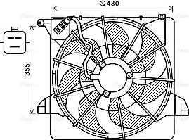 Ava Quality Cooling KA7540 - Ventola, Raffreddamento motore www.autoricambit.com