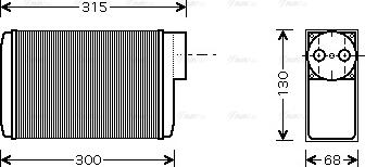 Ava Quality Cooling SA6017 - Scambiatore calore, Riscaldamento abitacolo www.autoricambit.com