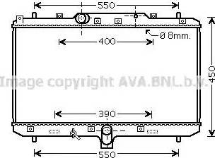 Ava Quality Cooling SZ 2086 - Radiatore, Raffreddamento motore www.autoricambit.com