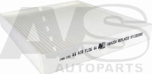 AVS Autoparts HBA204 - Filtro, Aria abitacolo www.autoricambit.com