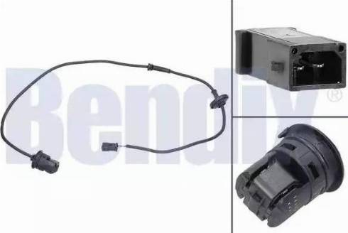 BENDIX 058136B - Sensore, N° giri ruota www.autoricambit.com
