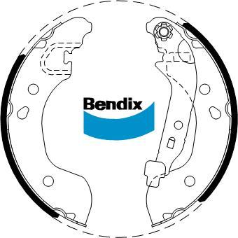 Bendix-AU BS5261 - Kit freno, freni a tamburo www.autoricambit.com