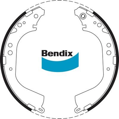 Bendix-AU BS1668 - Kit freno, freni a tamburo www.autoricambit.com