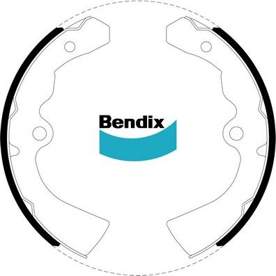 Bendix-AU BS1042 - Kit freno, freni a tamburo www.autoricambit.com