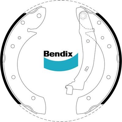 Bendix-AU BS1805 - Kit freno, freni a tamburo www.autoricambit.com