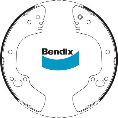 Bendix-AU BS1757 - Kit freno, freni a tamburo www.autoricambit.com