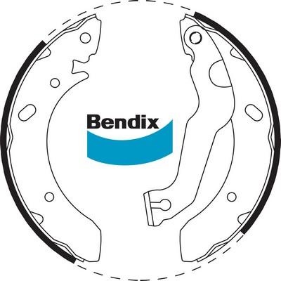 Bendix-AU BS1702 - Kit freno, freni a tamburo www.autoricambit.com