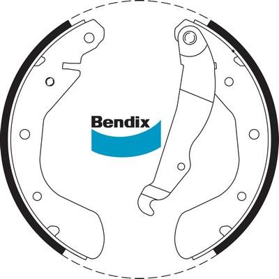 Bendix-AU BS1710 - Kit freno, freni a tamburo www.autoricambit.com