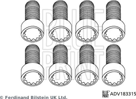 Blue Print ADV183315 - Kit bulloni, Volano www.autoricambit.com