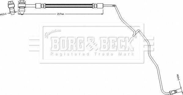 Borg & Beck BBH8503 - Flessibile del freno www.autoricambit.com
