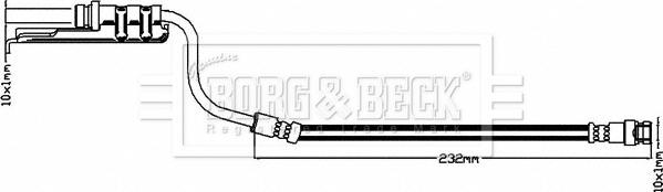 Borg & Beck BBH8515 - Flessibile del freno www.autoricambit.com