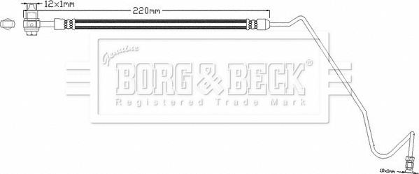 Borg & Beck BBH8351 - Flessibile del freno www.autoricambit.com