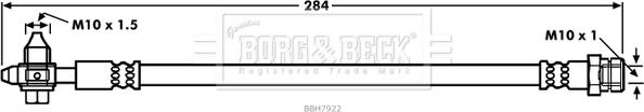 Borg & Beck BBH7922 - Flessibile del freno www.autoricambit.com