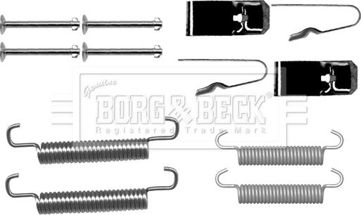 Borg & Beck BBK6213 - Kit accessori, Ganasce freno stazionamento www.autoricambit.com