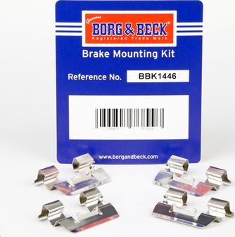 Borg & Beck BBK1446 - Kit accessori, Pastiglia freno www.autoricambit.com