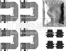Borg & Beck BBK1488 - Kit accessori, Pastiglia freno www.autoricambit.com
