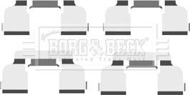 Borg & Beck BBK1478 - Kit accessori, Pastiglia freno www.autoricambit.com