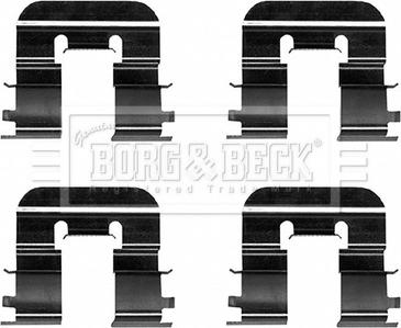 Borg & Beck BBK1626 - Kit accessori, Pastiglia freno www.autoricambit.com