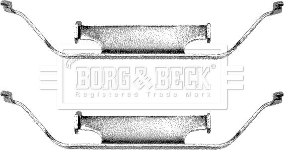 Borg & Beck BBK1013 - Kit accessori, Pastiglia freno www.autoricambit.com