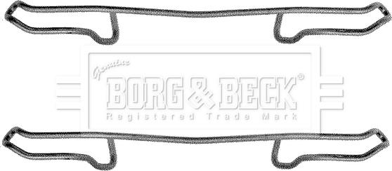 Borg & Beck BBK1179 - Kit accessori, Pastiglia freno www.autoricambit.com