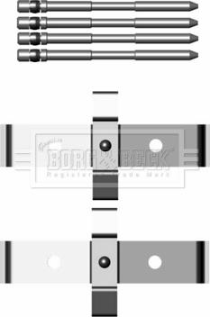 Borg & Beck BBK1248 - Kit accessori, Pastiglia freno www.autoricambit.com