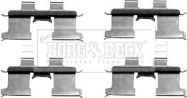 Borg & Beck BBK1285 - Kit accessori, Pastiglia freno www.autoricambit.com