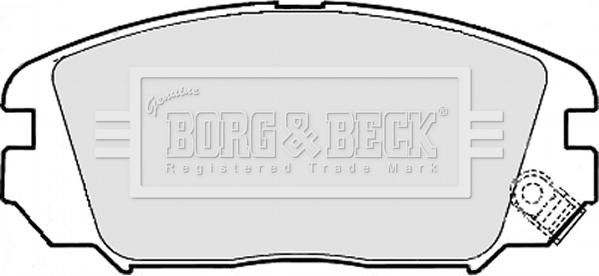 Borg & Beck BBP1956 - Kit pastiglie freno, Freno a disco www.autoricambit.com