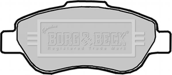 Borg & Beck BBP1914 - Kit pastiglie freno, Freno a disco www.autoricambit.com