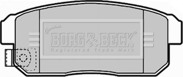 Borg & Beck BBP1921 - Kit pastiglie freno, Freno a disco www.autoricambit.com