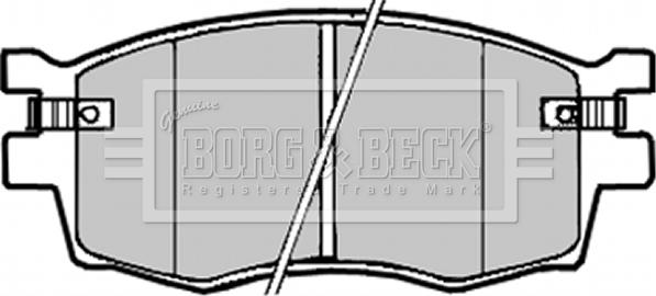 Borg & Beck BBP1923 - Kit pastiglie freno, Freno a disco www.autoricambit.com