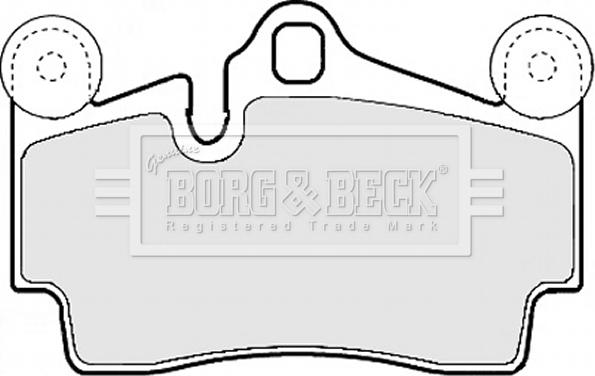 Borg & Beck BBP1972 - Kit pastiglie freno, Freno a disco www.autoricambit.com